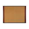 3M Cork Bulletin Board, 48x36, Alum Frame w/Mahogany Wood Grained Finish C4836MY